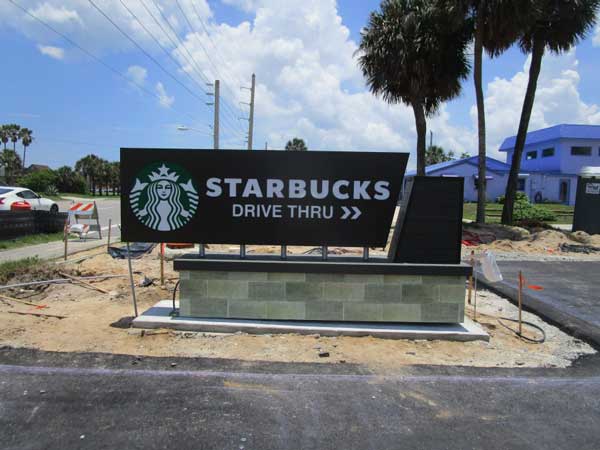 Starbucks signs