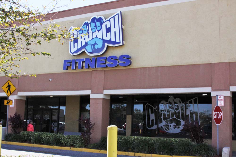 Wall Sign - Crunch Fitness Signs