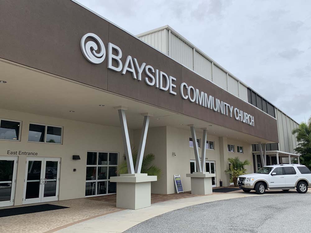 Bayside Community Church Lakewood Ranch - Church Channel Letter Sign