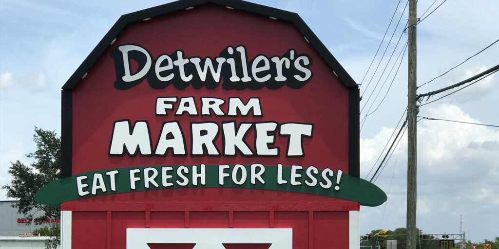 Detwiler's Farm Market Commercial Signs