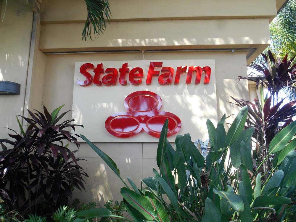 State Farm wall sign
