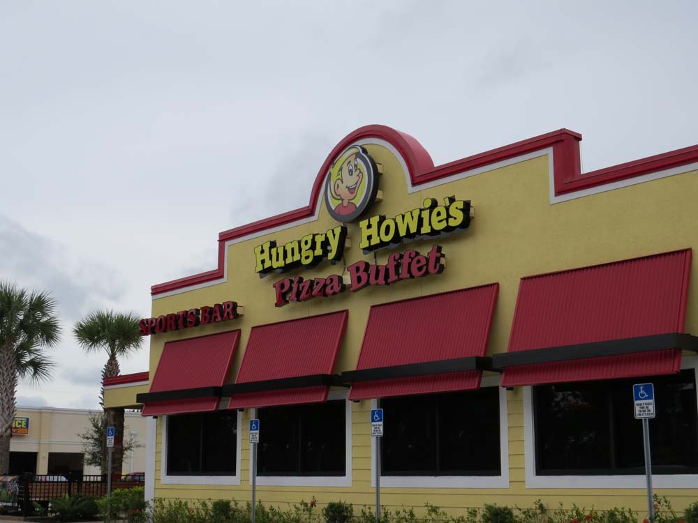 Hungry Howie's Signs - channel letter sign