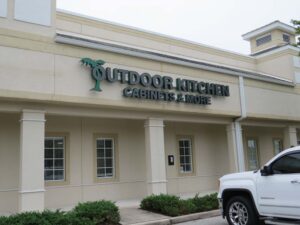 Outdoor Kitchen Cabinets & More Lakewood Ranch channel letter sign