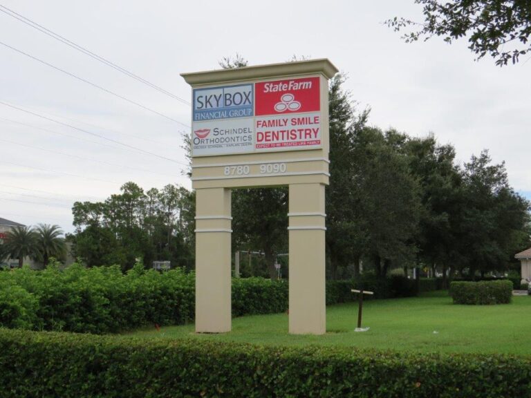 Business Pylon Signs