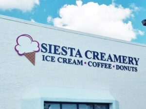 Siesta Creamery Sarasota Wall Sign