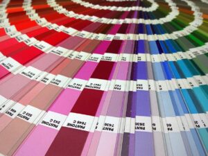 Paint color swatches - Color Psychology in Signs