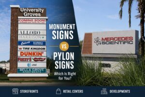 Monument Signs vs. Pylon Signs image